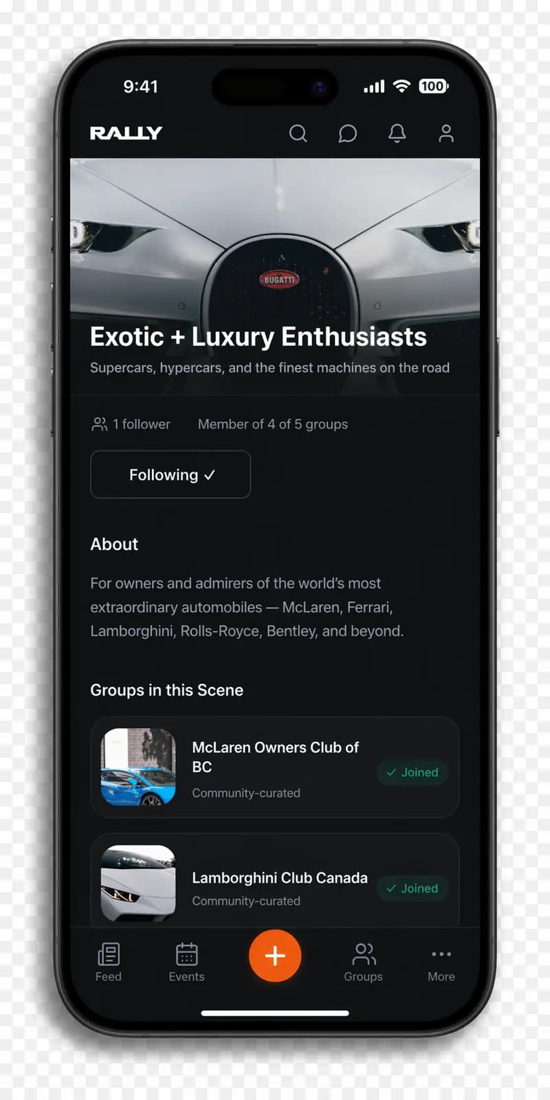App — scenes + crews.