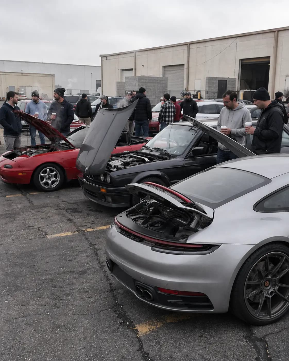 Cars & Coffee at 7am.